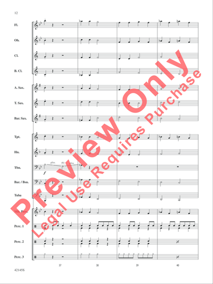 Rock Your Bones! Rock Your Bones! Concert Band scores gallery preview page 4