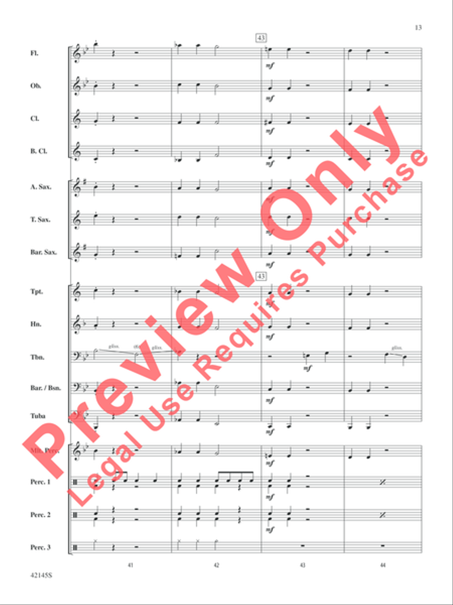 Rock Your Bones! Rock Your Bones! Concert Band scores gallery preview page 5