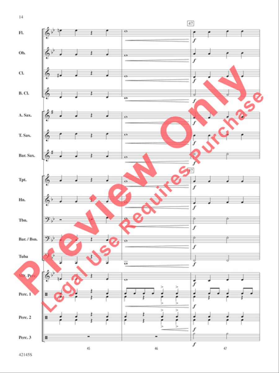 Rock Your Bones! Rock Your Bones! Concert Band scores gallery preview page 6