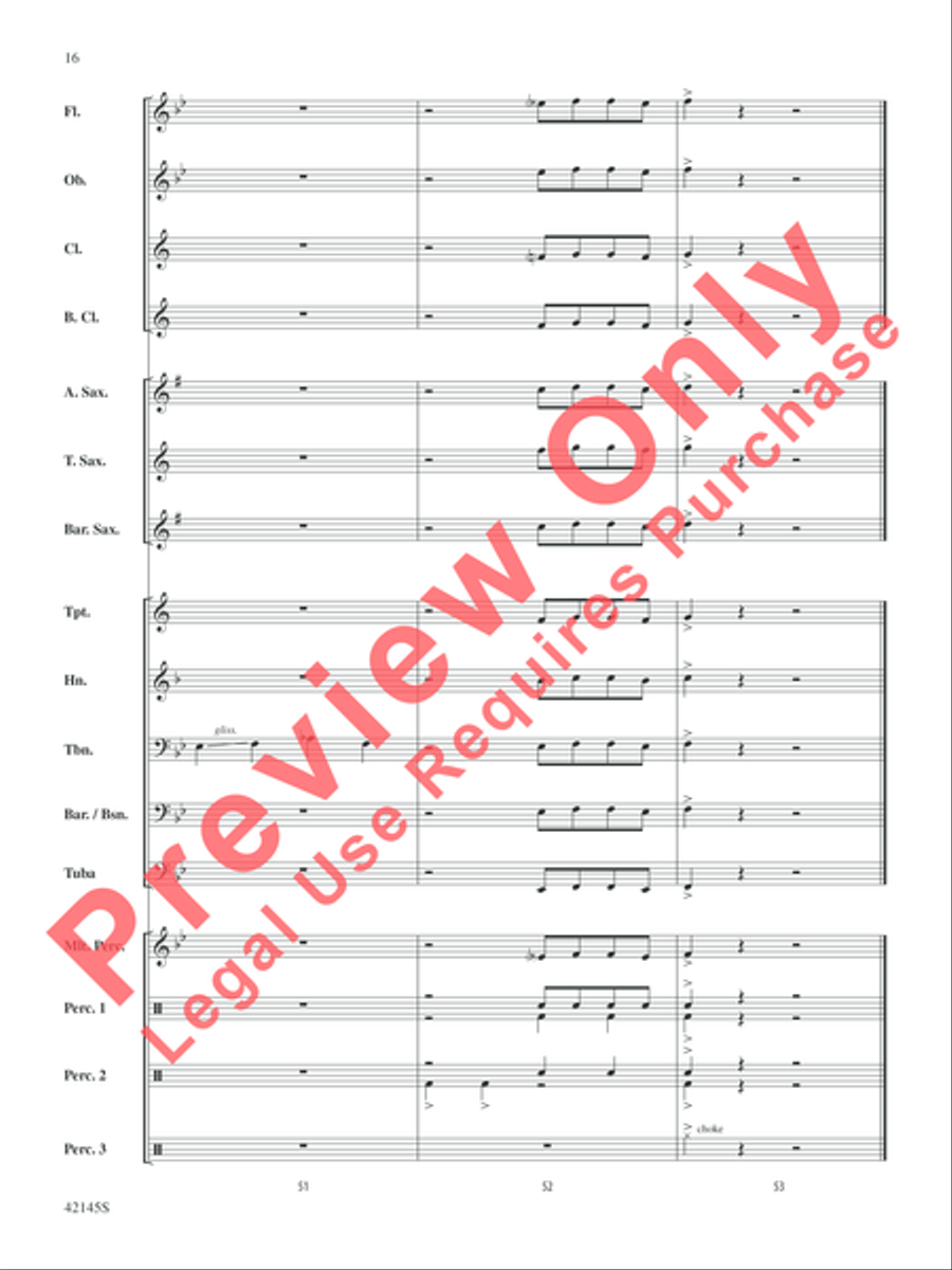 Rock Your Bones! Rock Your Bones! Concert Band scores gallery preview page 8