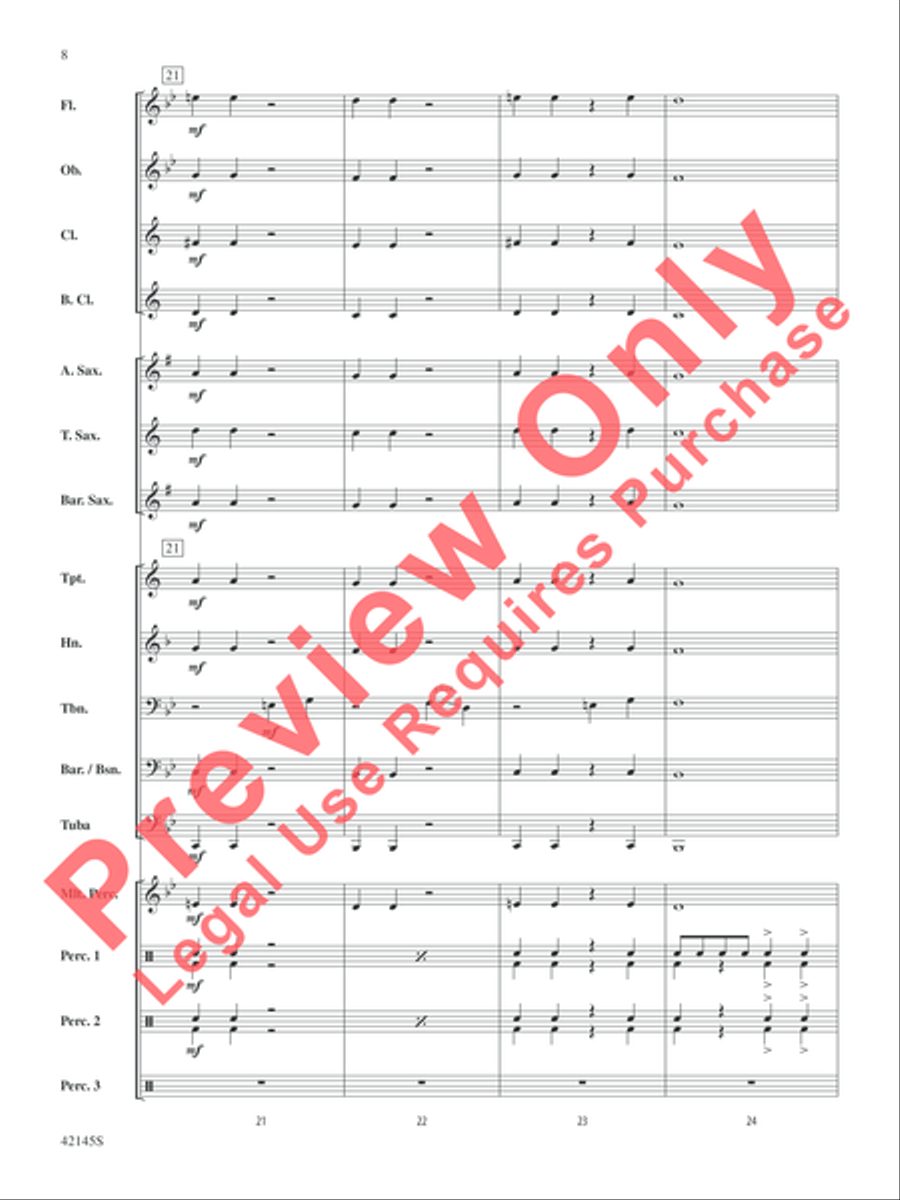 Rock Your Bones! Rock Your Bones! Concert Band scores gallery preview page 13