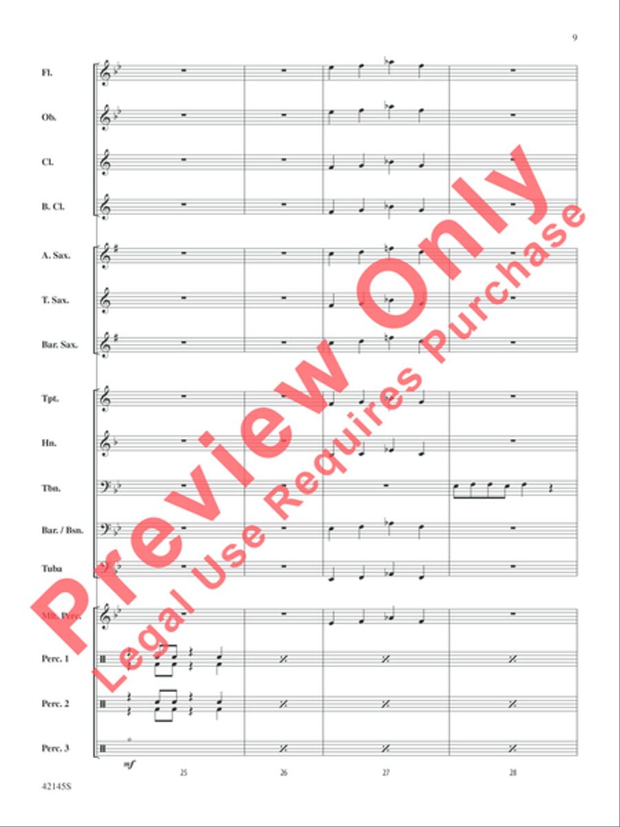 Rock Your Bones! Rock Your Bones! Concert Band scores gallery preview page 14