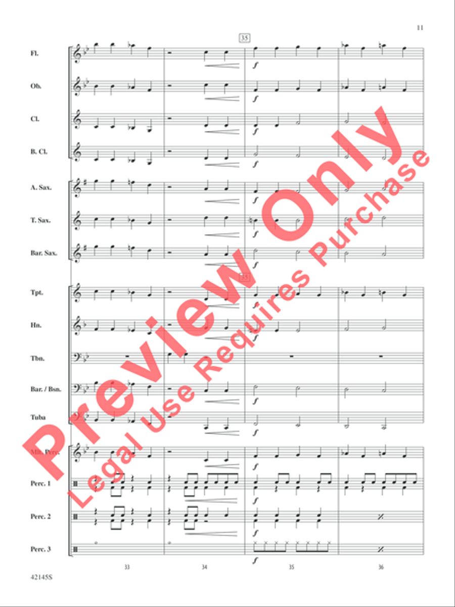 Rock Your Bones! Rock Your Bones! Concert Band scores gallery preview page 16