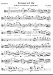Romance in F Major for Viola and String Orchestra, Op. 85 - Set of Parts