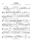 Longing (from Moon Dance of the Fireflies) violin solo part