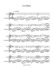Ave Maria (violin and cello)