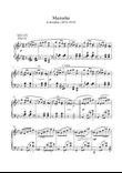 A mazurka by Alexander Scriabin