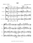 4x4 (for trombone quartet)