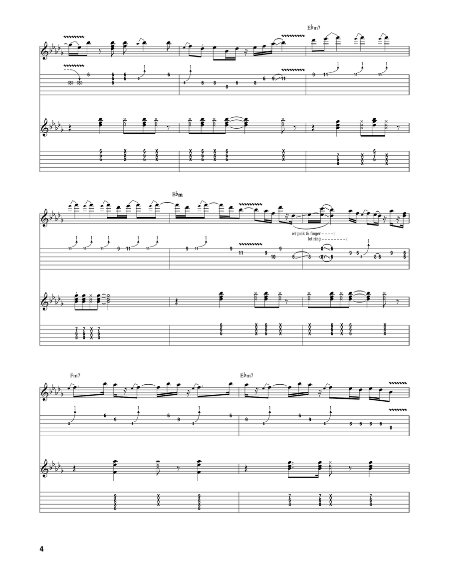 Don't Be Afraid Of The Dark Acoustic Guitar scores gallery preview page 4