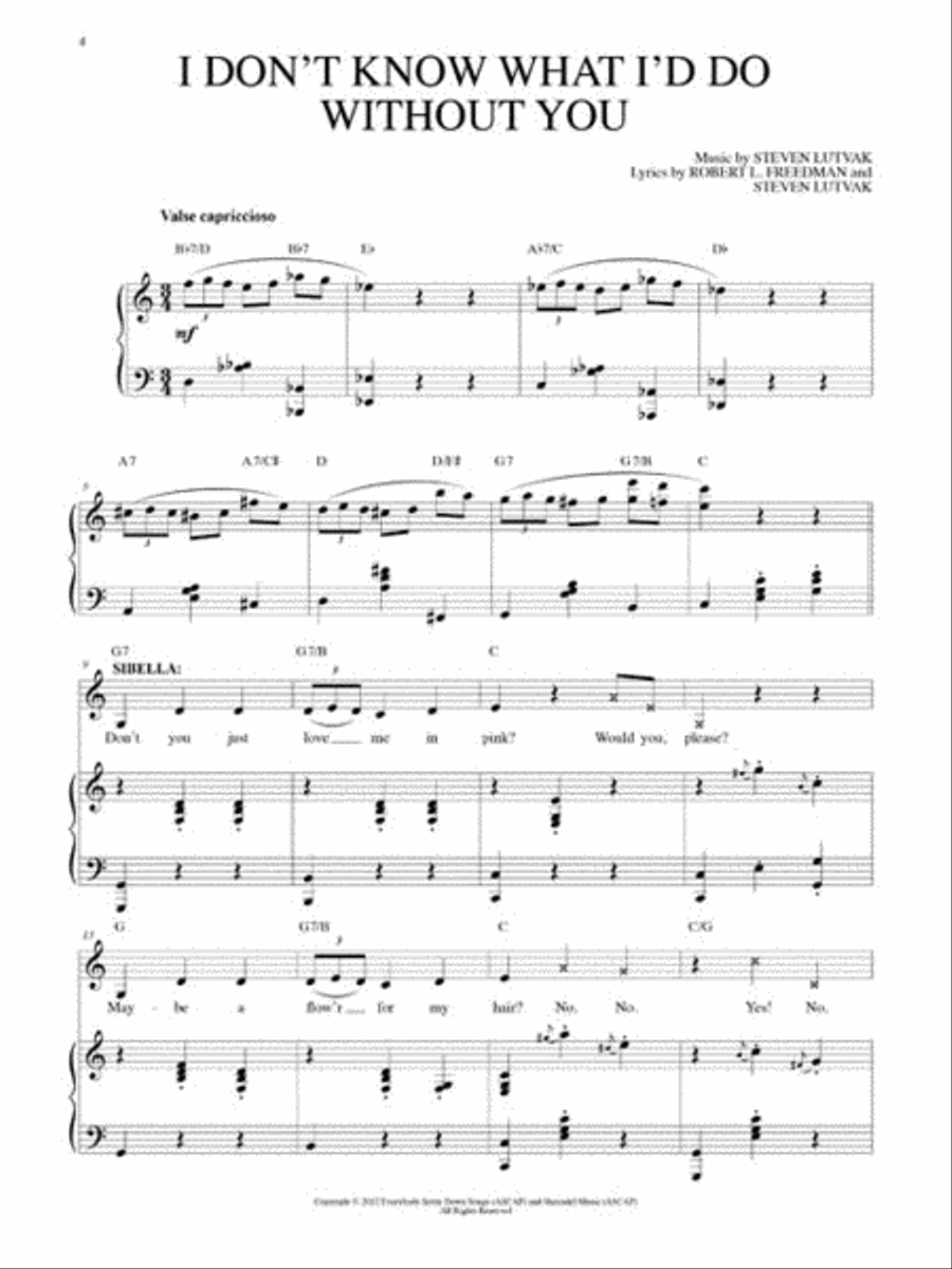 A Gentleman's Guide to Love and Murder Piano, Vocal, Guitar scores gallery preview page 4