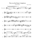 They Say That Hope Is Happiness (flute descant part)