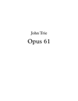 Opus 61 - tablature
