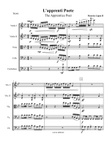 L'apprenti Poete - Score