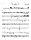 L'apprenti Poete - Cello Part