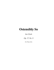Ostensibly So