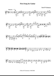 1st Song for guitar mini preview