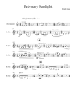 February Sunlight for Clarinet Choir (Parts)