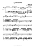 Après un rêve (low voice and classical guitar)
