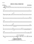 Since I Fell For You: Drumset