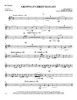 Grown-Up Christmas List: Clarinet in Bb