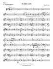 In Dreams: Part 3 Eb Alto Sax mini preview