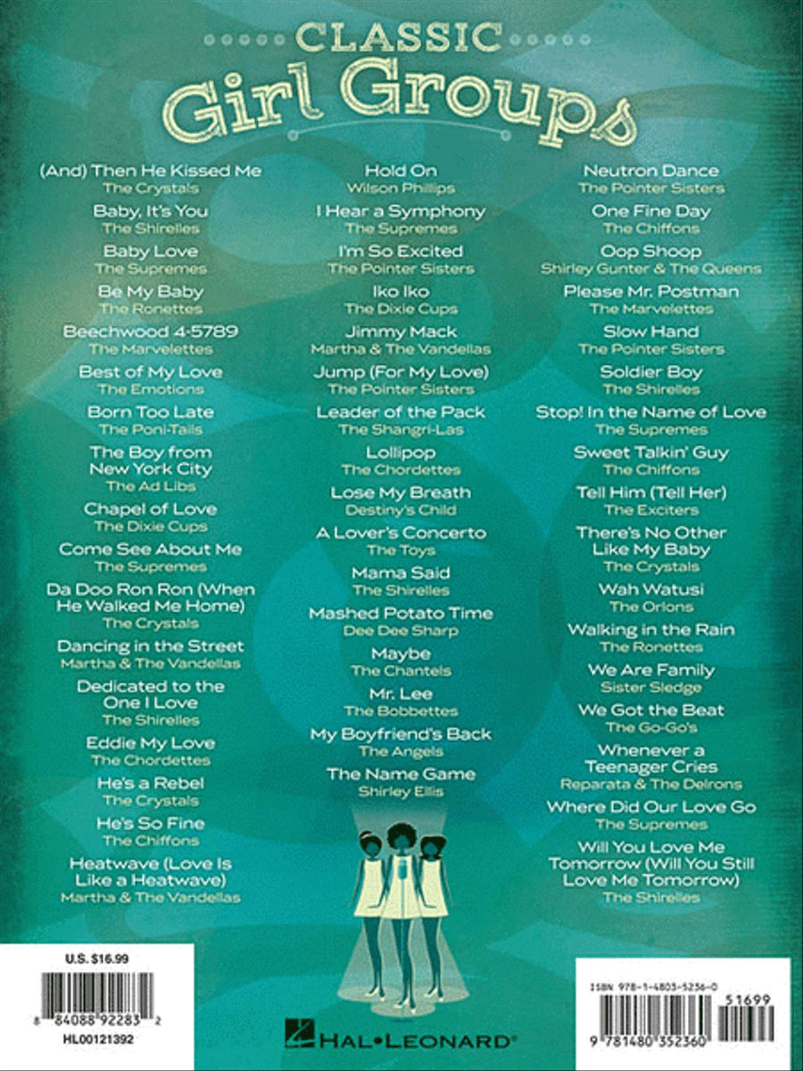 Classic Girl Groups Piano, Vocal, Guitar scores gallery preview page 2