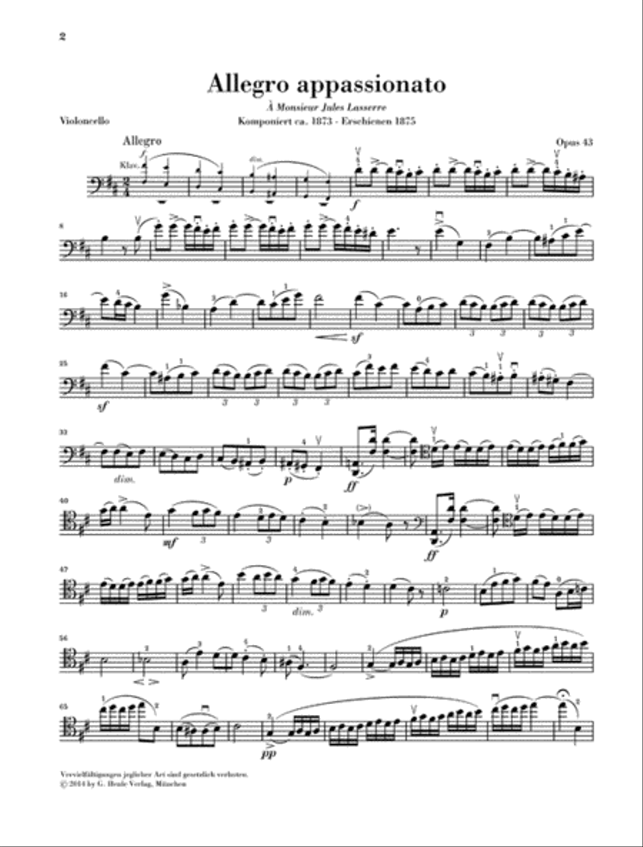 Allegro Appassionato Op. 43 Piano Accompaniment scores gallery preview page 3