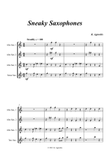 Sneaky Saxophones - Quartet for Young Sax Players (AAAT)