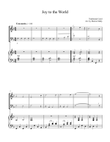 Joy to the World for piano trio