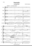 Passacaglia for flute sextet or flute choir
