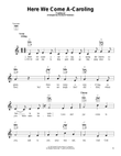 Here We Come A-Caroling