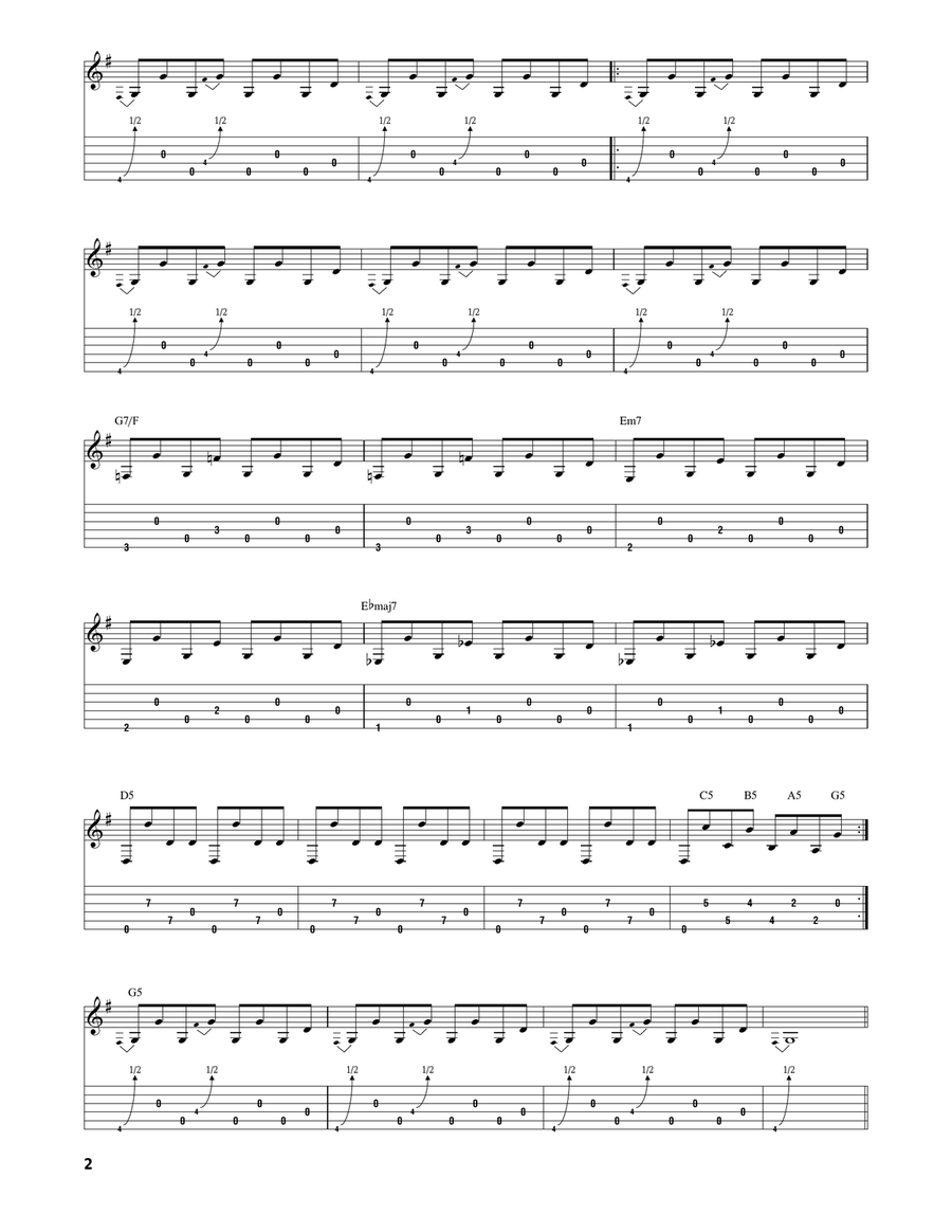 Vaseline Machine Gun Vaseline Machine Gun Acoustic Guitar scores gallery preview page 2