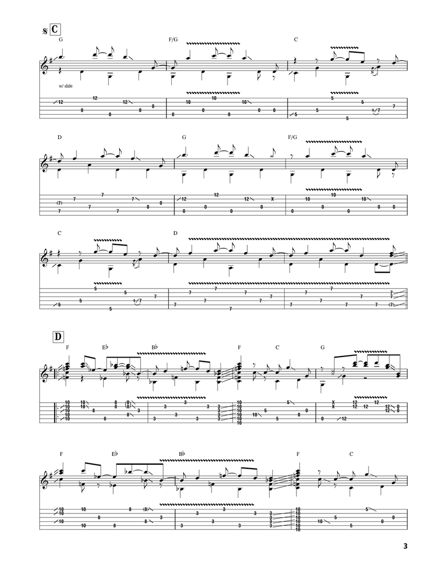 Vaseline Machine Gun Vaseline Machine Gun Acoustic Guitar scores gallery preview page 3