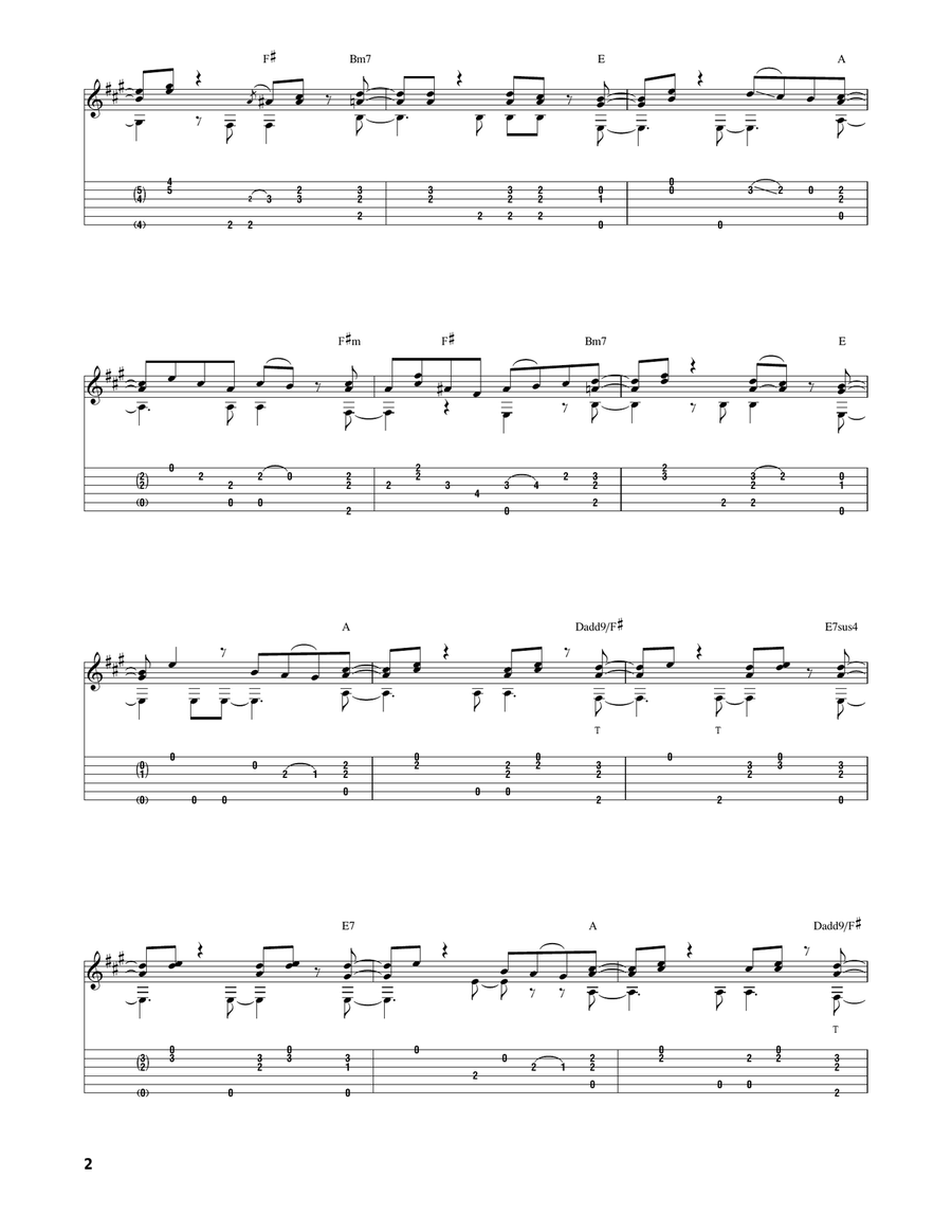 Signe Signe Acoustic Guitar scores gallery preview page 2