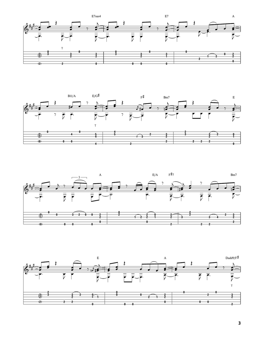Signe Signe Acoustic Guitar scores gallery preview page 3
