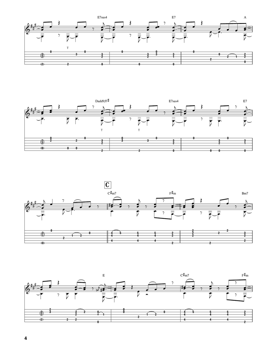 Signe Signe Acoustic Guitar scores gallery preview page 4