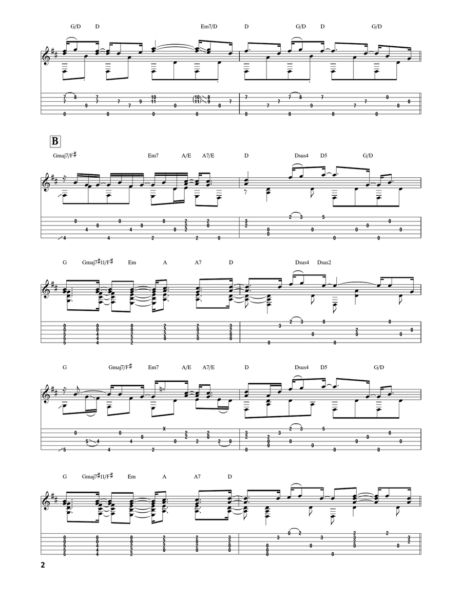 Embryonic Journey Embryonic Journey Acoustic Guitar scores gallery preview page 2
