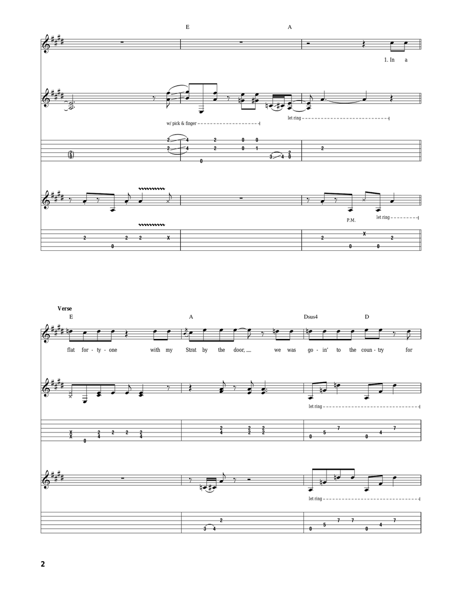 Chevrolet Chevrolet Acoustic Guitar scores gallery preview page 2