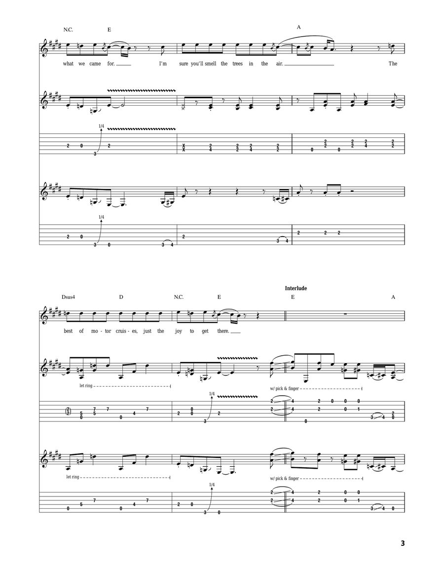 Chevrolet Chevrolet Acoustic Guitar scores gallery preview page 3