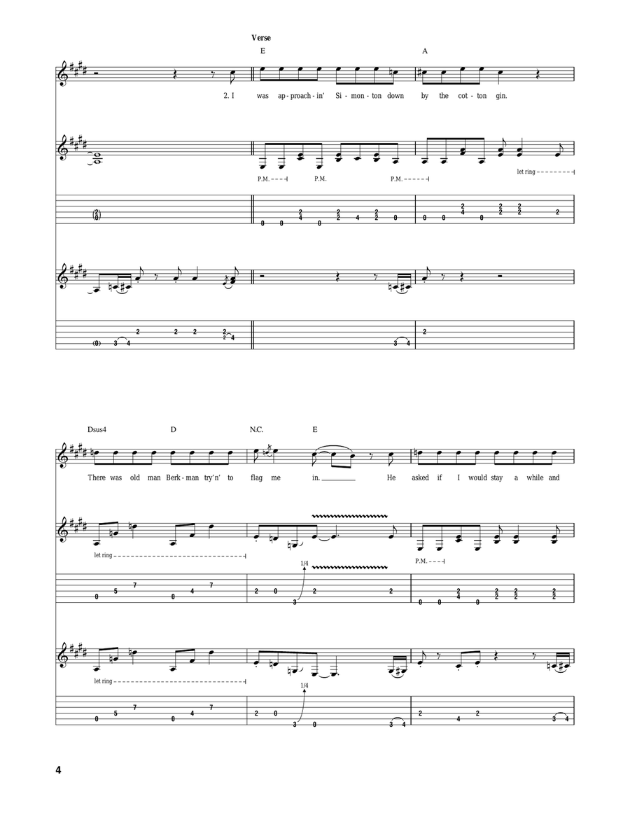 Chevrolet Chevrolet Acoustic Guitar scores gallery preview page 4
