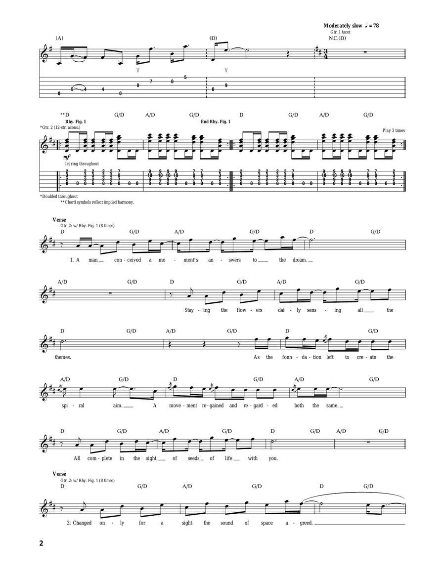 And You And I And You And I Acoustic Guitar scores gallery preview page 2