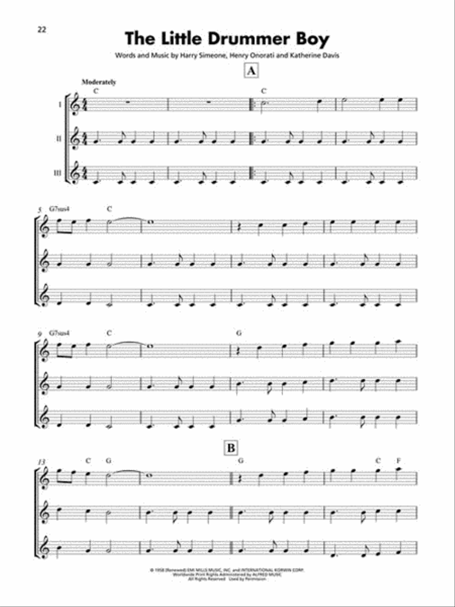 Christmas Songs Ukulele scores gallery preview page 3