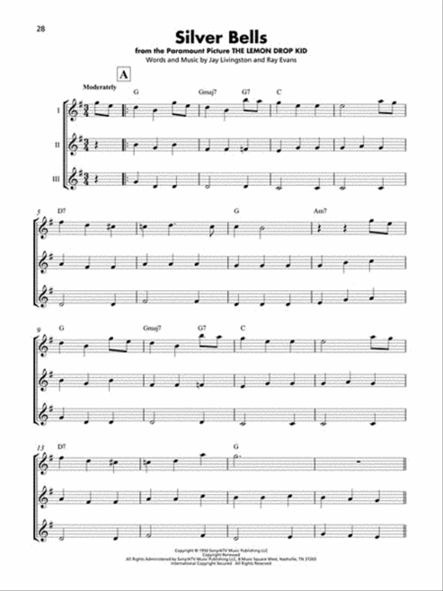 Christmas Songs Ukulele scores gallery preview page 4