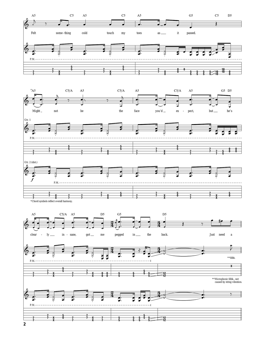 Take Out The Gunman Take Out The Gunman Acoustic Guitar scores gallery preview page 2