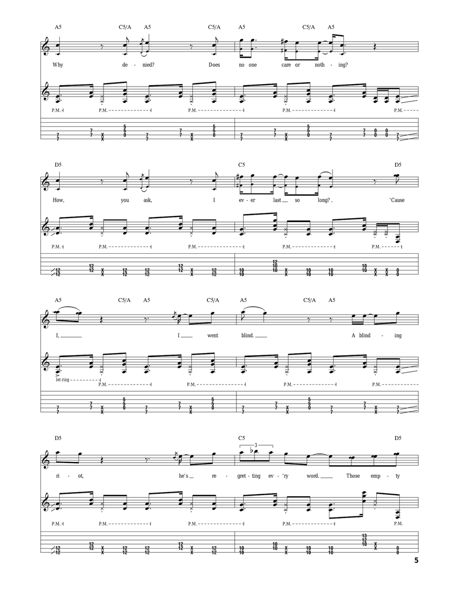 Take Out The Gunman Take Out The Gunman Acoustic Guitar scores gallery preview page 5