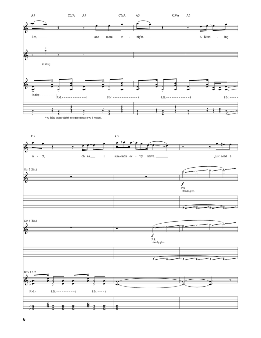 Take Out The Gunman Take Out The Gunman Acoustic Guitar scores gallery preview page 6