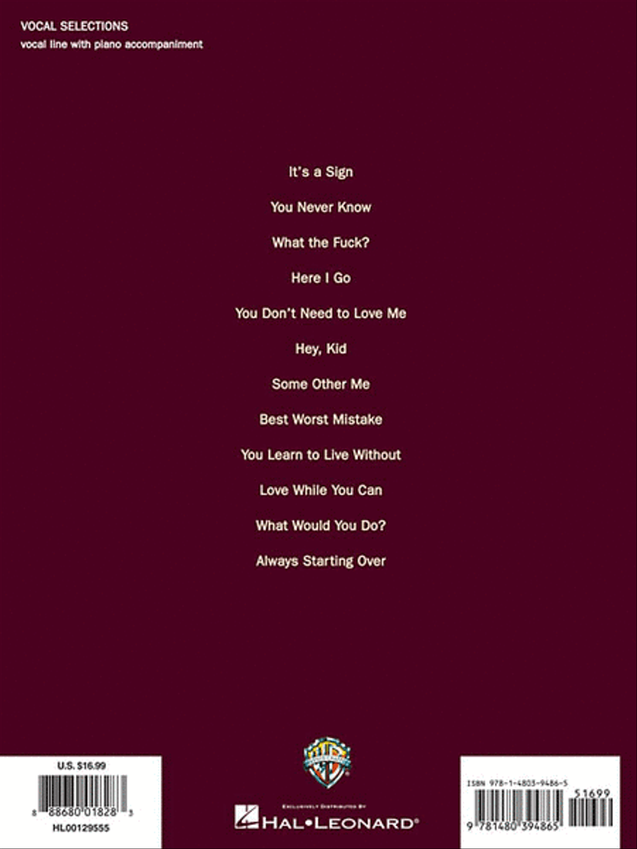 If/Then - A New Musical Voice scores gallery preview page 2