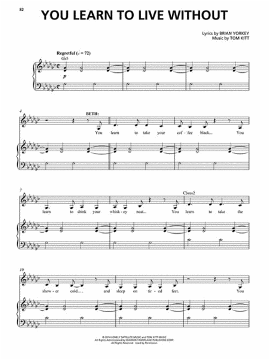 If/Then - A New Musical Voice scores gallery preview page 3