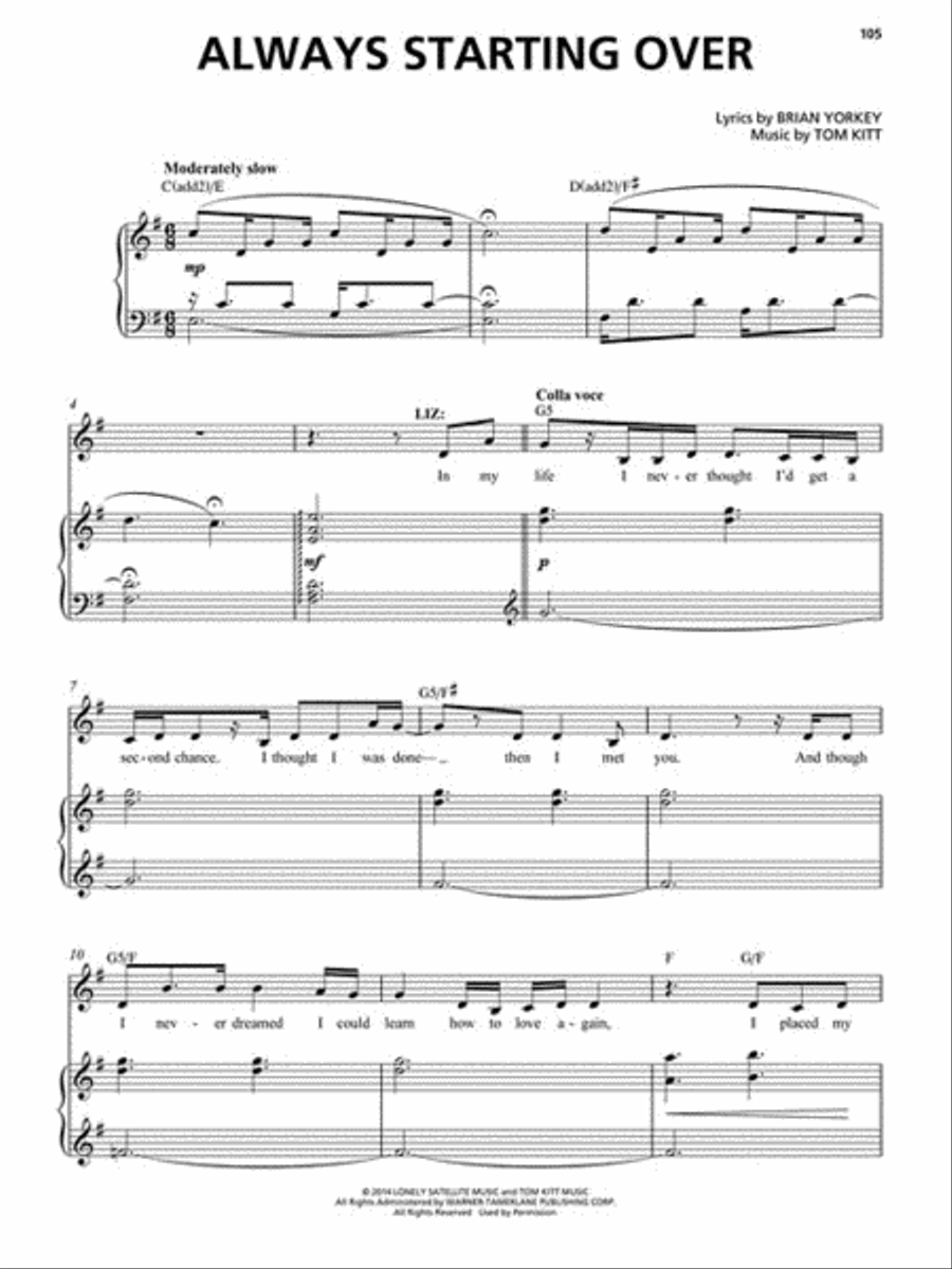 If/Then - A New Musical Voice scores gallery preview page 4
