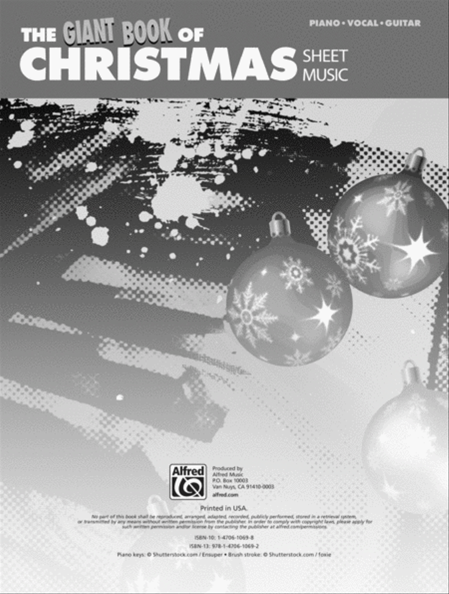 The Giant Book of Christmas Sheet Music Piano, Vocal, Guitar scores gallery preview page 2